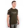 FOX CAMO/KHAKI CHEST PRINT T-SHIRT