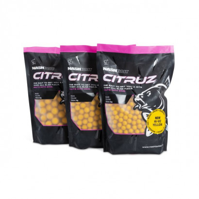 NASH Citruz YELLOW Boilies 1 kg. 12/15/20 mm.