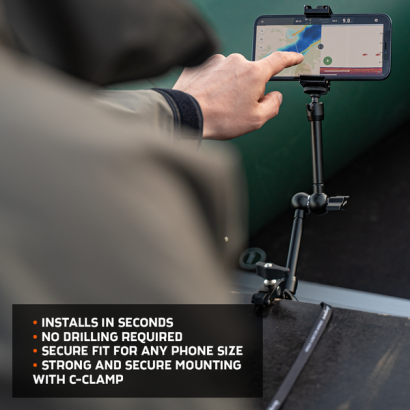 DEEPER Smartphone Mount for Boat